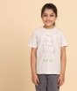 Melange Unisex T Shirt Hatha Yoga Ecru 3-4 yrs