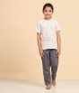 Melange Unisex T Shirt Hatha Yoga Ecru 5-6 yrs
