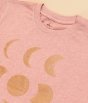 Melange T-shirt Moon Peach  with Copper 7-8 yrs