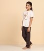  Melange T-shirt Sakshi Ecru 11-12 yrs