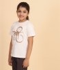  Melange T-shirt Sakshi Ecru 11-12 yrs
