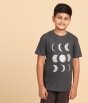 Melange T-shirt Moon Dark Grey with silver 5-6 yrs