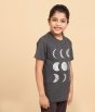 Melange T-shirt Moon Dark Grey with silver 9-10 yrs