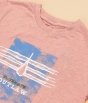 Melange Unisex T shirt Ultimate Peach 1-2 yrs