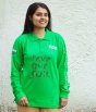 Unisex Save Soil Cotton Collar T Shirt - Green (Relaxed Fit)