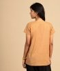 Women’s Natural Dyed Top- Vetiver Brown. A festive gift