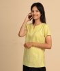 Women’s Natural Dyed Top- Turmeric Yellow. A festive gift