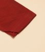 Red Block Printed Handloom Cotton Kurta