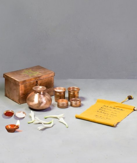Bhuta Shuddhi Kit in Copper Box