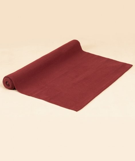 Cotton Yoga Mat Rubber Coated