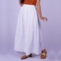 Cotton Skirt - White
