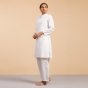 Womens Organic Cotton Sadhana Kurta - White  