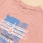  Melange Unisex T shirt Ultimate Peach 11-12 yrs