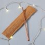 Copper Straw with Travel Pouch. Straight. Reusable. A festive gift.