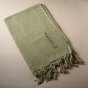 Handloom cotton towel natural dyed - Large