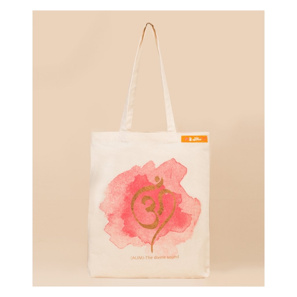 Buy Organic Printed Bag Aum Online at Isha Life