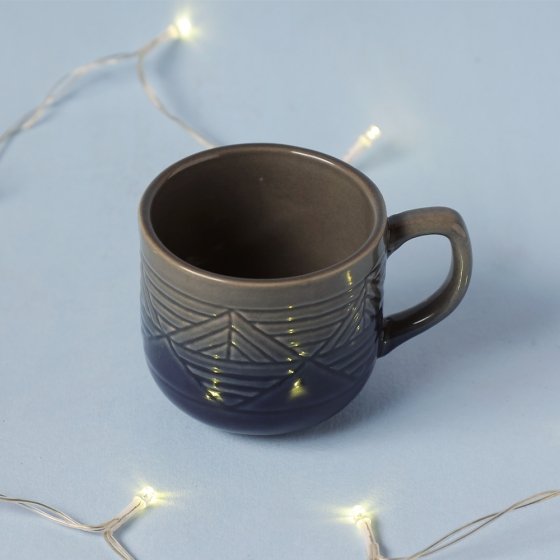 Night Blue Ceramic Mug. A festive gift. 