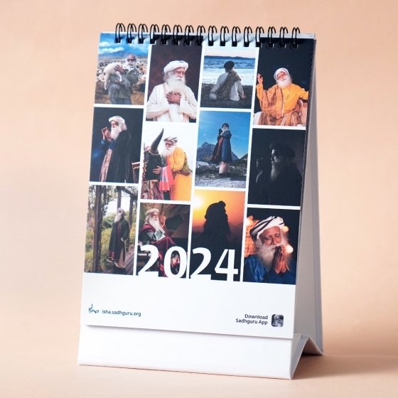 Sadhguru Table Top Calendar 2024