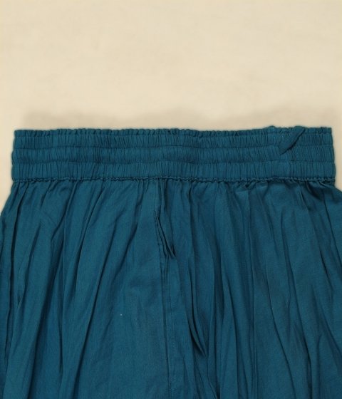 Buy Mulmul Plain Skirt Blue Online at Isha Life