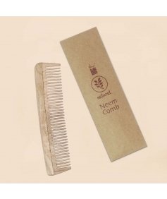 Handmade Neem Wood Comb (Single teeth)