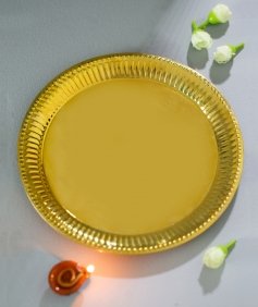 Sannidhi Big Brass Plate