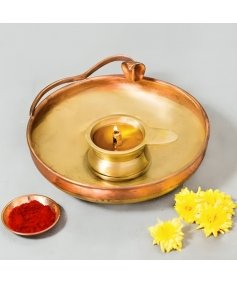 Consecrated Linga Jyoti Lamp. Unique Design. Bring home the energies of Dhyanalinga