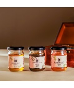 Gourmet Honey Gift Set : Acacai , Moringa & Coffee