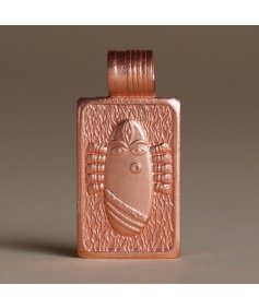 Linga Bhairavi Copper Pendant (Large). Consecrated Devi Pendant.