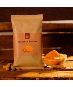 Organic Turmeric (Haldi) Powder. 100% Natural.  Adds vibrance and glow (100 gm)