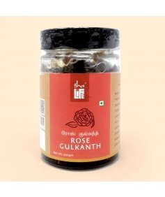 Rose Gulkanth (400 gm). Natural rose petals soaked in pure honey. No jaggery. No synthetic preservatives. No added rose extracts. 