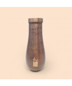 Hammered Copper Jar. For storing and drinking water. A festive gift for home and office.