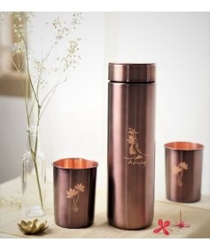 Adiyogi Copper Drinkware Set