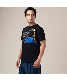 Adiyogi Neelakantha - Unisex Cotton T Shirt With Comfort Stretch 