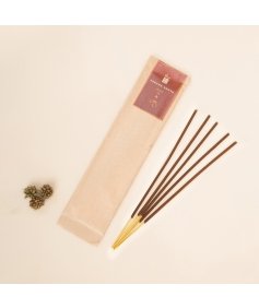 Hand rolled Air Incense/Agarbatti (pack of 10 sticks). Organic. Chemical and toxin free. Natural herbs, roots & essential oils. Long lasting fragrance.