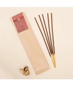 Hand rolled Fire Incense/Agarbatti (Pack of 10 sticks). Organic. Chemical and toxin free. Natural herbs, roots & essential oils. Long lasting fragrance.