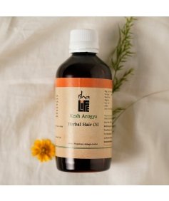 Kesh Arogya Hair oil (200ml). Siddha Formulation. Medicated Herbal Hair Oil. Strengthens Hair Roots. 