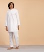 Mens Organic Cotton Sadhana Kurta - White 