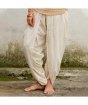 Women's 100% Organic Undyed Cotton Dhoti Pant - Off-White