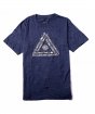 Unisex Maya Printed Cotton T-Shirt - Indigo