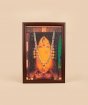 Linga Bhairavi Photo with Bangles - Turmeric (8x12) with frame