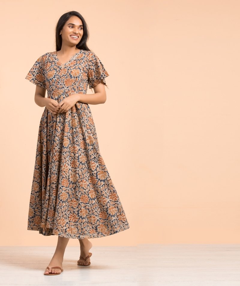 Buy Pista Green Kalamkari Print and Gota Lace Anarkali Suit Online USA –  Pure Elegance