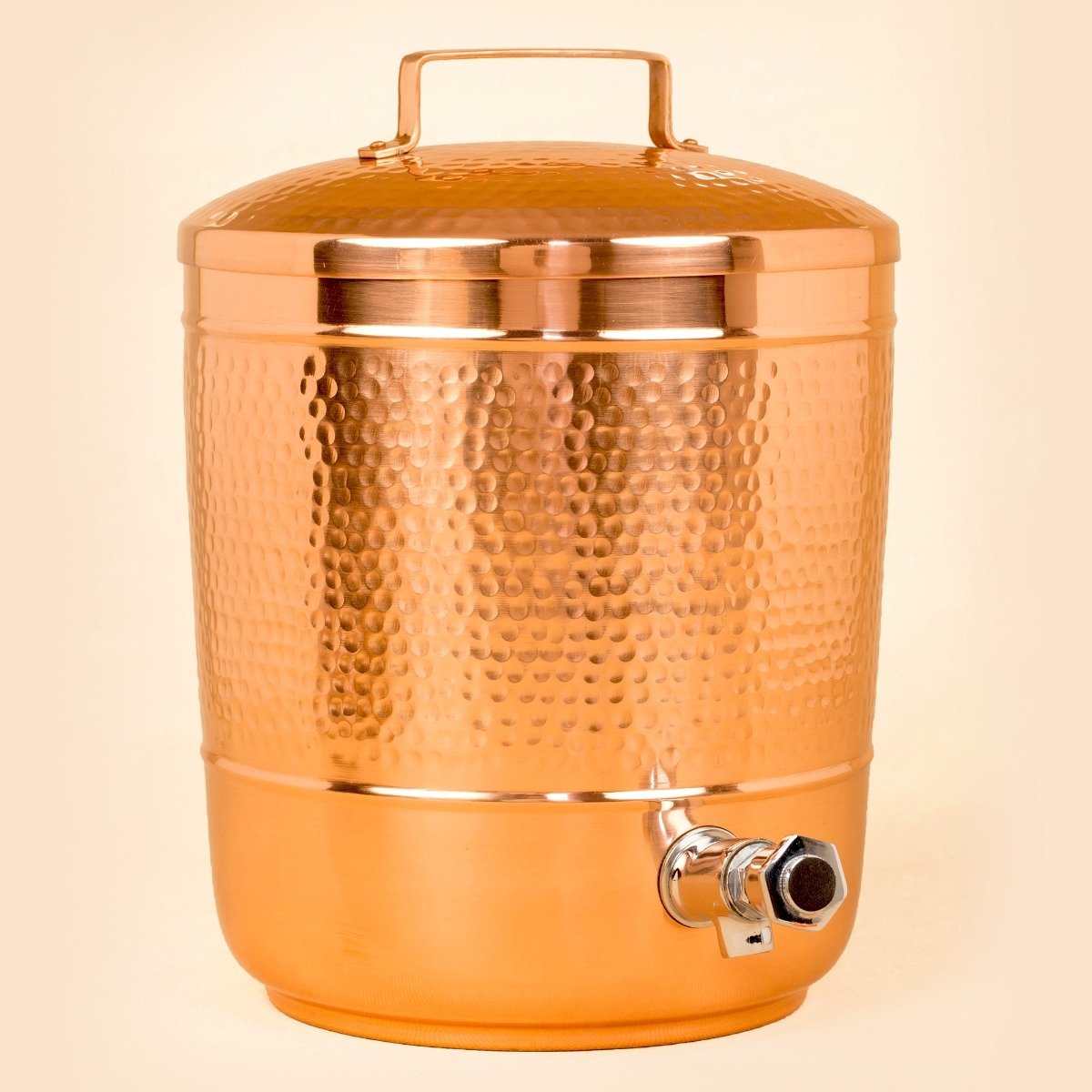 Buy Hammered Copper Water Storage Pot Online at Ishashoppe.com