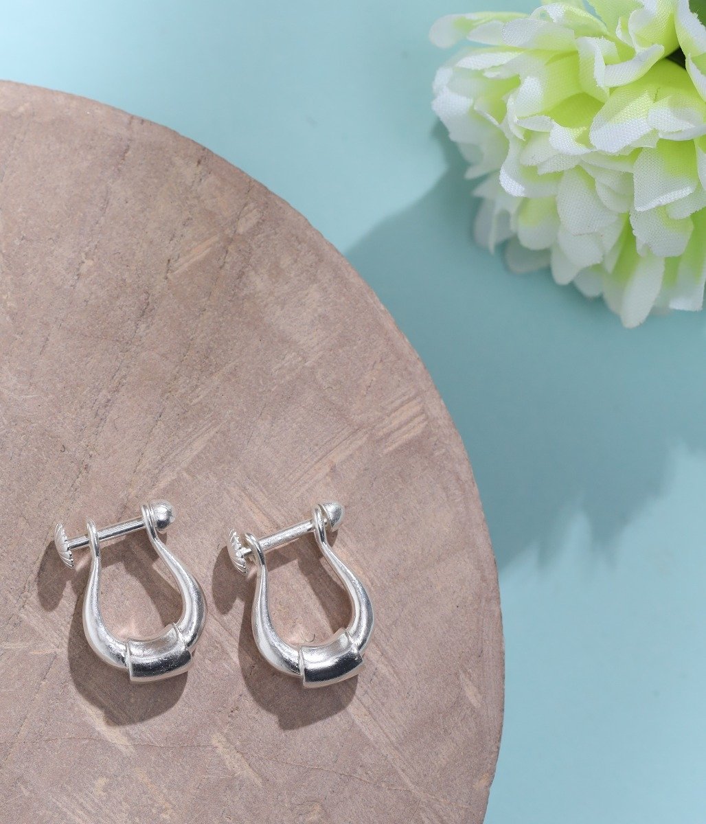 Conch Piercing Men|unisex Stainless Steel Geometric Circle Hoop Earrings -  Fashion Piercing Jewelry